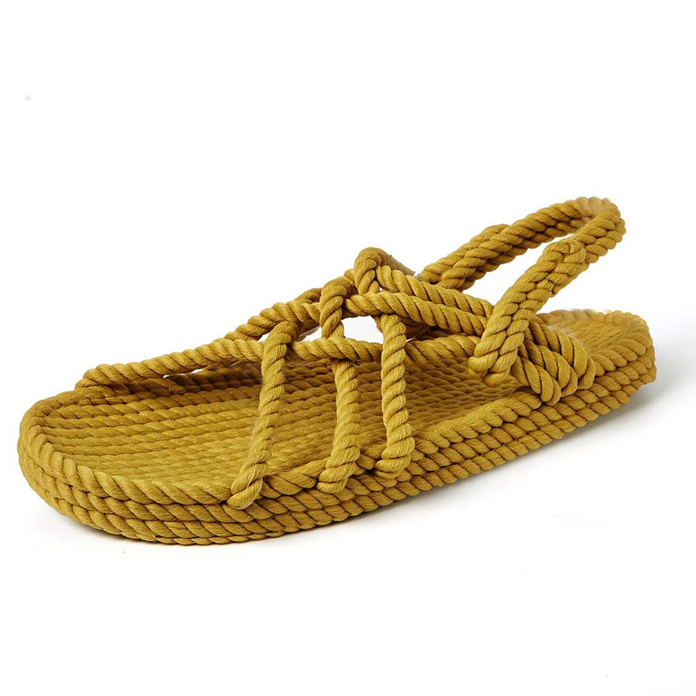 Huntarry Women's Lace-Up Espadrilles Thong Sandals - Comfortable Casual Walking Shoes with Soft Sole | Perfect for Beach, Vacation & Summer Outfits
