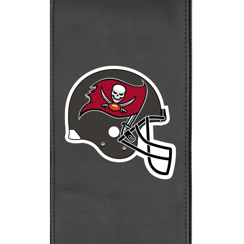 PhantomX Black Mesh Gaming Chair with Tampa Bay Buccaneers Helmet Logo - Ergonomic Office & Esports Chair for PC Gaming, Streaming, and Home Theater Comfort