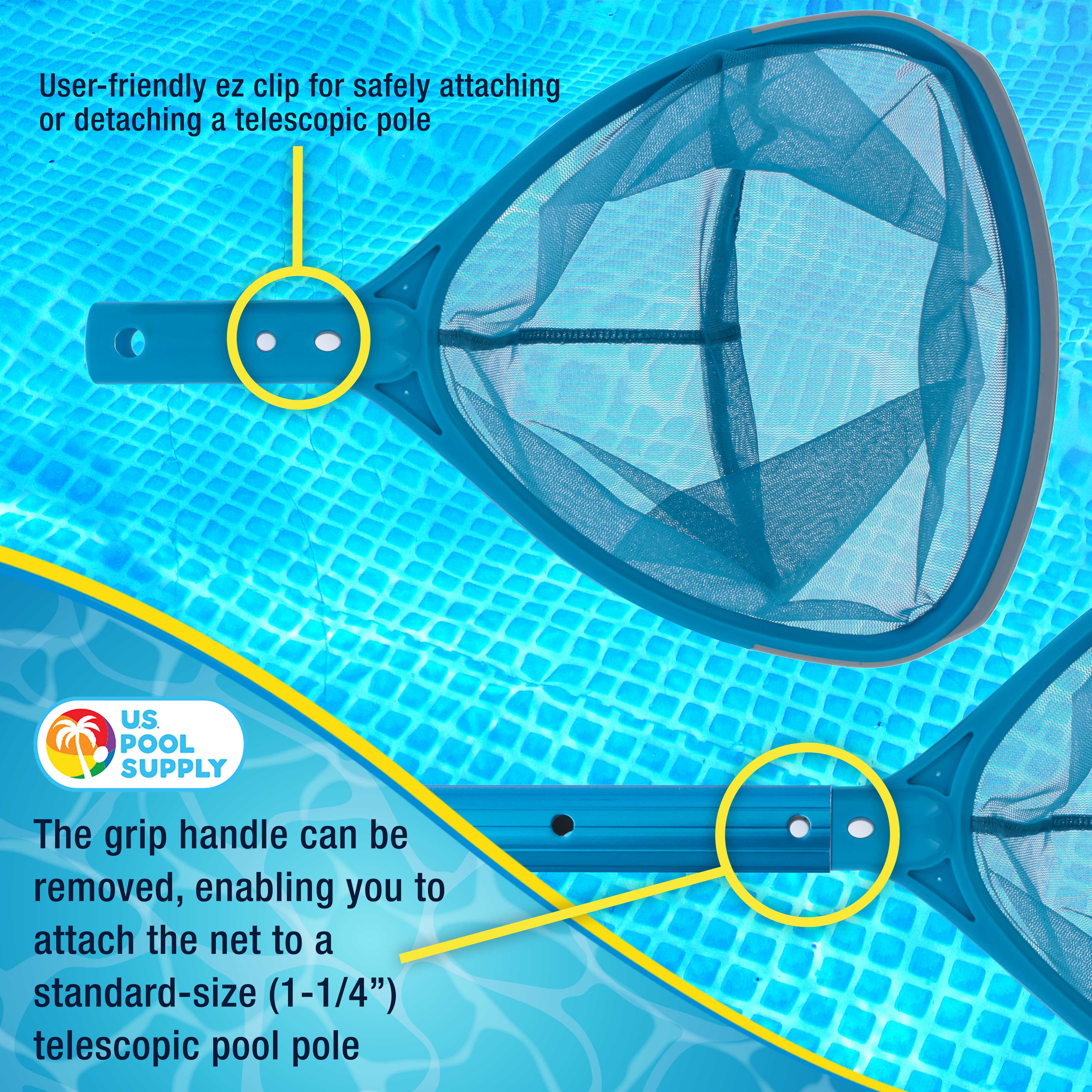Professional Spa & Hot Tub Leaf Skimmer Net with 9