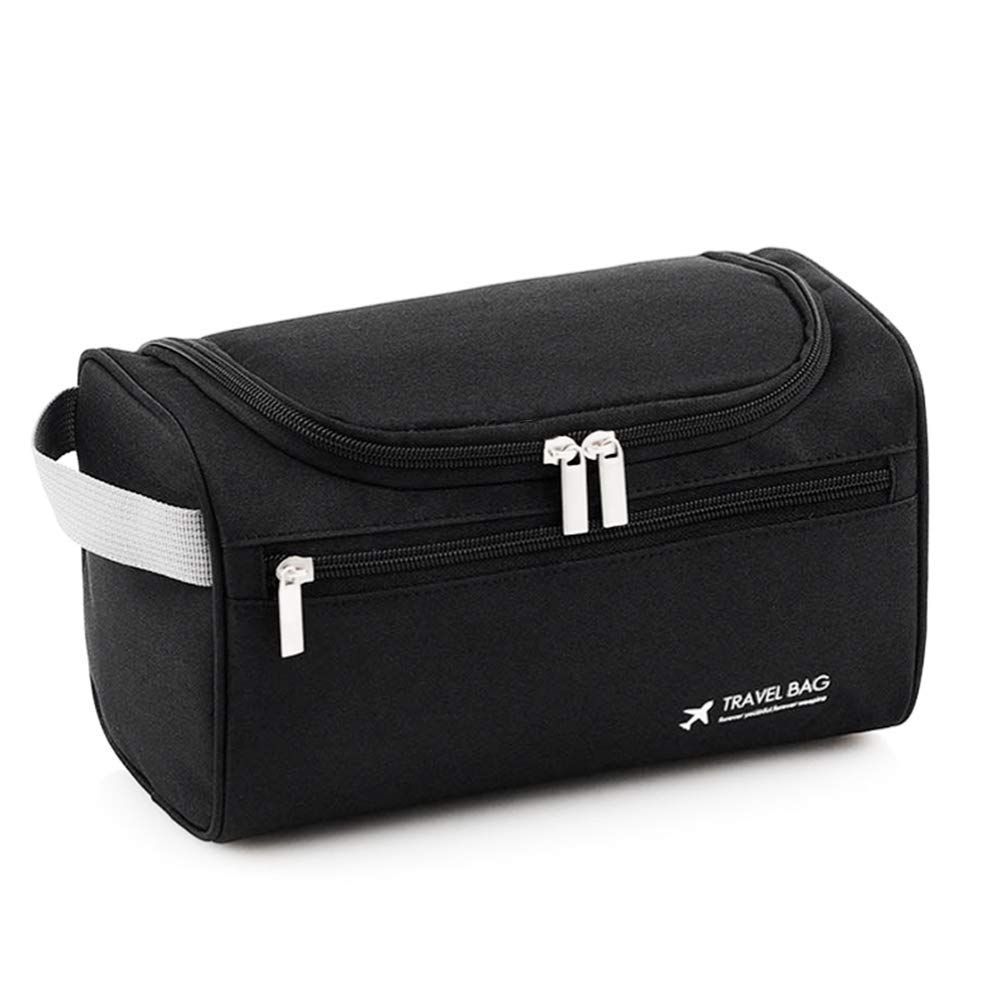 TOKEZO Hanging Cosmetic & Toiletry Organizer Bag with Hook - Waterproof Travel Makeup Pouch for Men & Women - Perfect for Travel, Gym, Camping & Daily Use