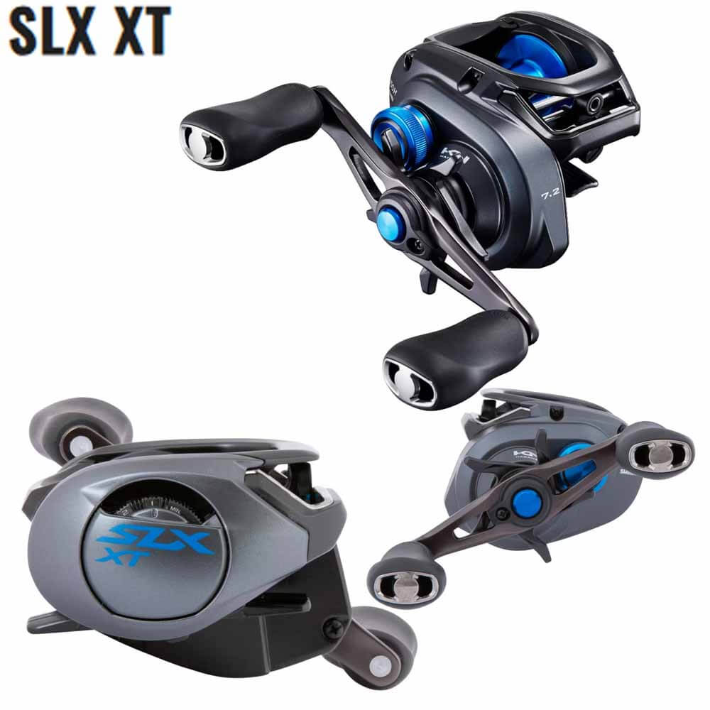 Shimano SLX XT Baitcasting Fishing Reel - High Performance Saltwater & Freshwater Reel for Bass, Pike, and Walleye Fishing