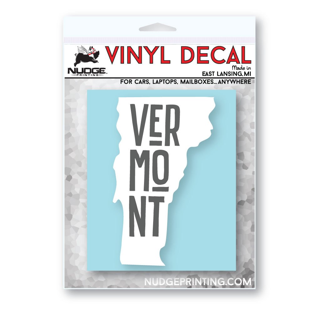 USA Vermont State Car Decals - Premium Vinyl Stickers for Cars, Trucks & Windows - Perfect for Travel Enthusiasts & State Pride Display