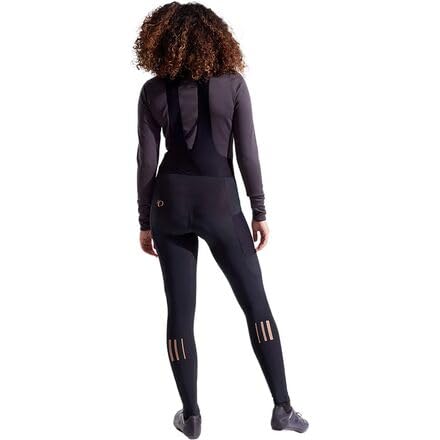 PEARL IZUMI Women's Thermal Cycling Bib Tights - Breathable Water-Resistant Winter Bike Pants with Elite Chamois & Reflective Safety Elements for Road Biking & Cold Weather Training