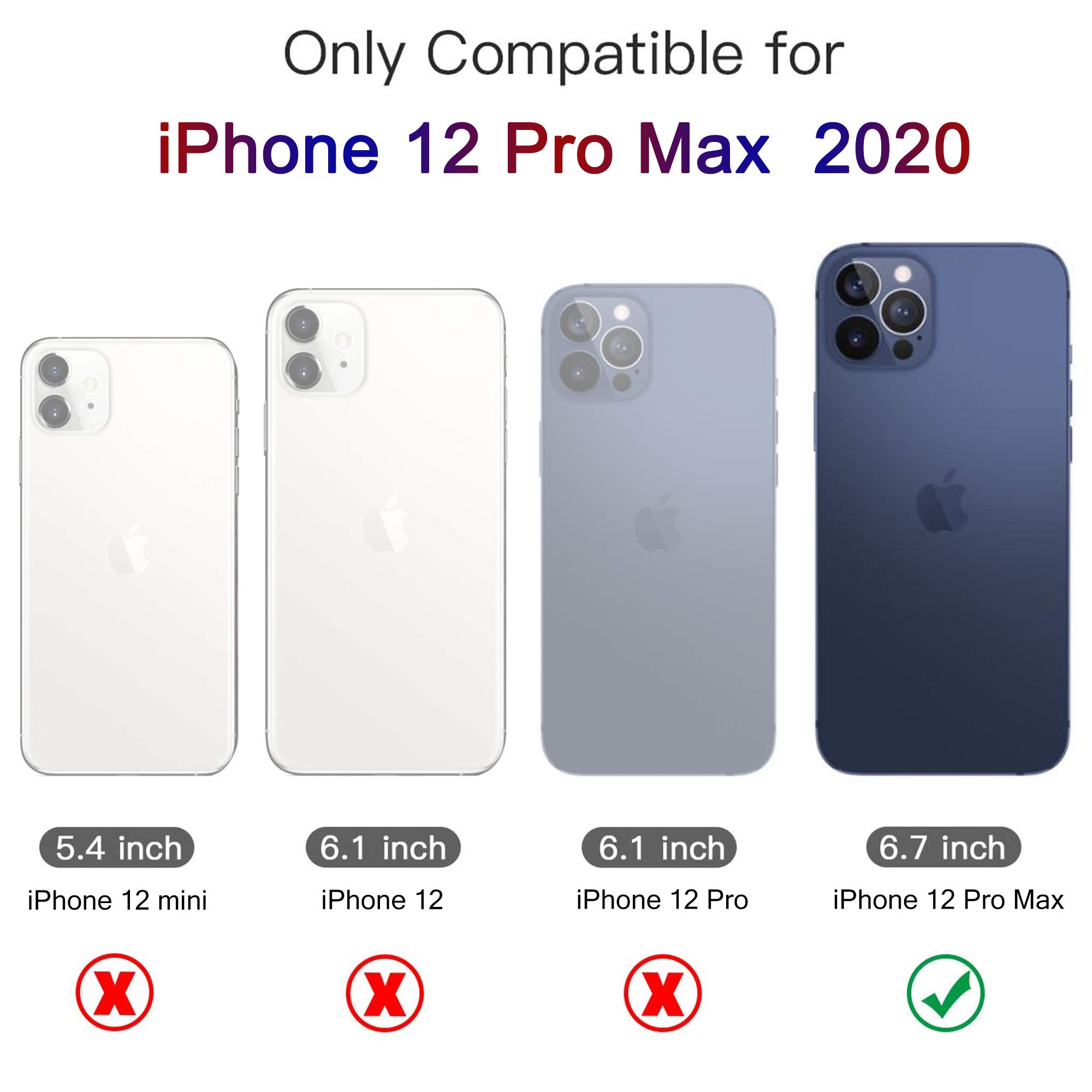 BAISRKE iPhone 12 Pro Max Case 6.7 inch - Sparkle Glitter Marble Design, Shockproof Flexible TPU Bumper Cover for Women (Blue Purple) | Perfect for Everyday Protection & Stylish Accessory