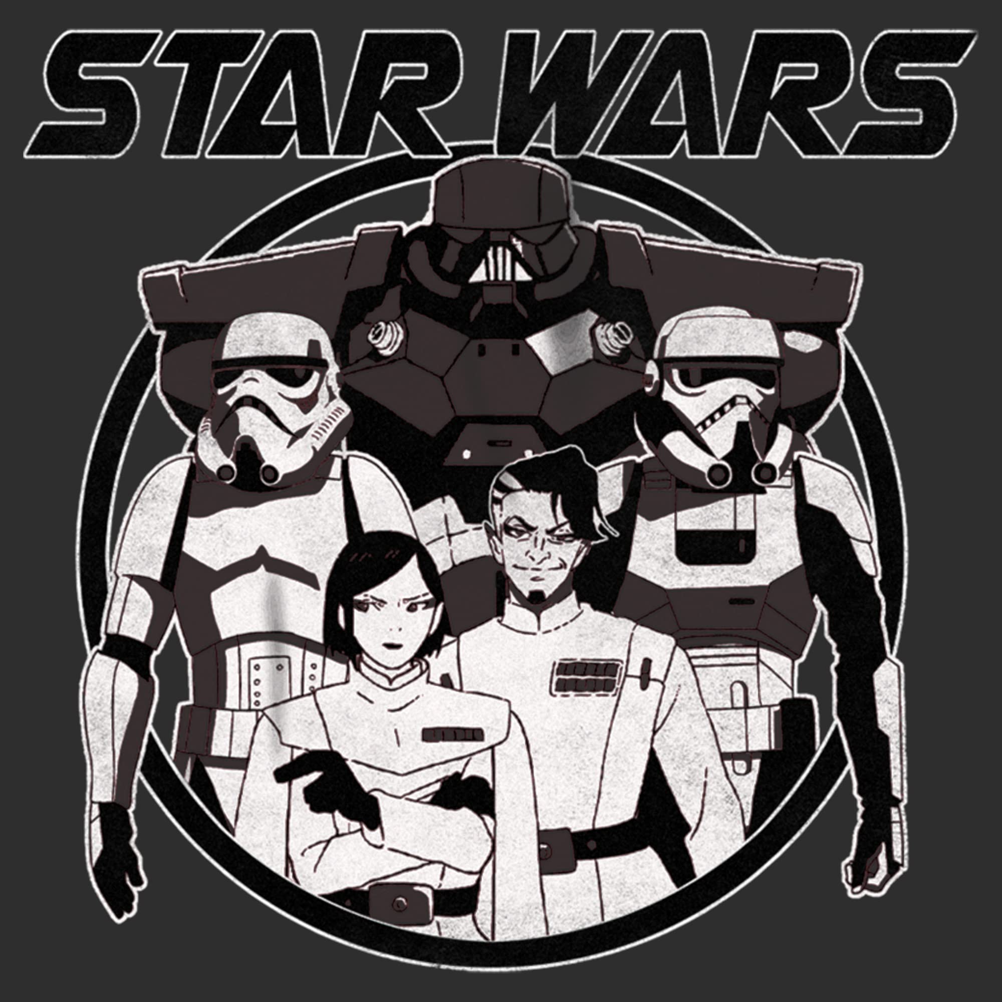 Men's Star Wars: Visions Stormtroopers Anime Graphic Tee | Official Licensed Cotton T-Shirt for Fans | Perfect for Cosplay, Conventions & Casual Wear