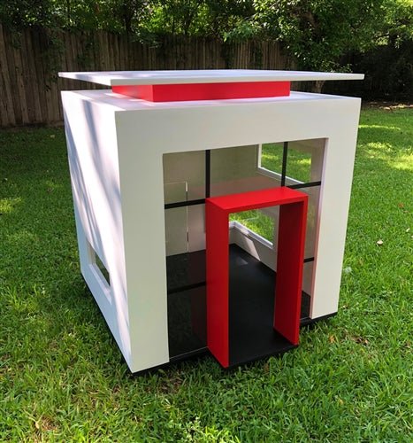 Cubix Dog House - Waterproof & Insulated Outdoor Dog Kennel for Small to Large Dogs - Perfect for Backyard, Patio, or Camping Use