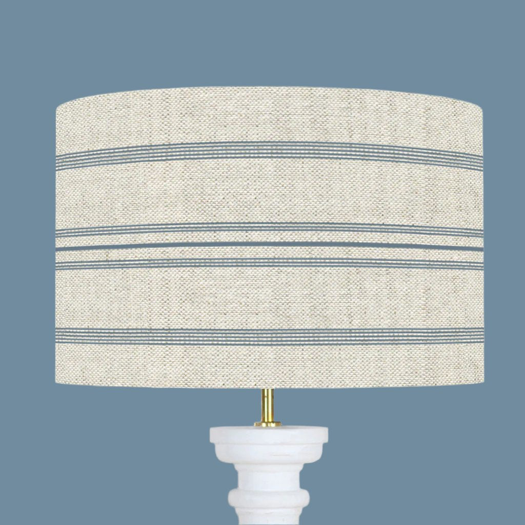 Stylish Devon Stripe Lampshades - Modern Home Decor for Living Room, Bedroom & Office Lighting