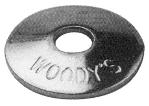 Woodys AWA-3700-B 7mm Aluminum Round Plates - Pack of 96 - Durable Metal Washers for Industrial, Automotive & DIY Projects