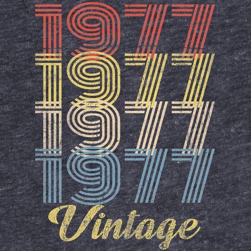 1977 Vintage Retro 48th Birthday Shirt for Men - Funny 48 Year Old Gift Idea - Perfect for Birthday Parties & Celebrations