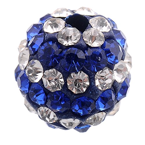 Royal Blue With White Crystals, Blue Clay
