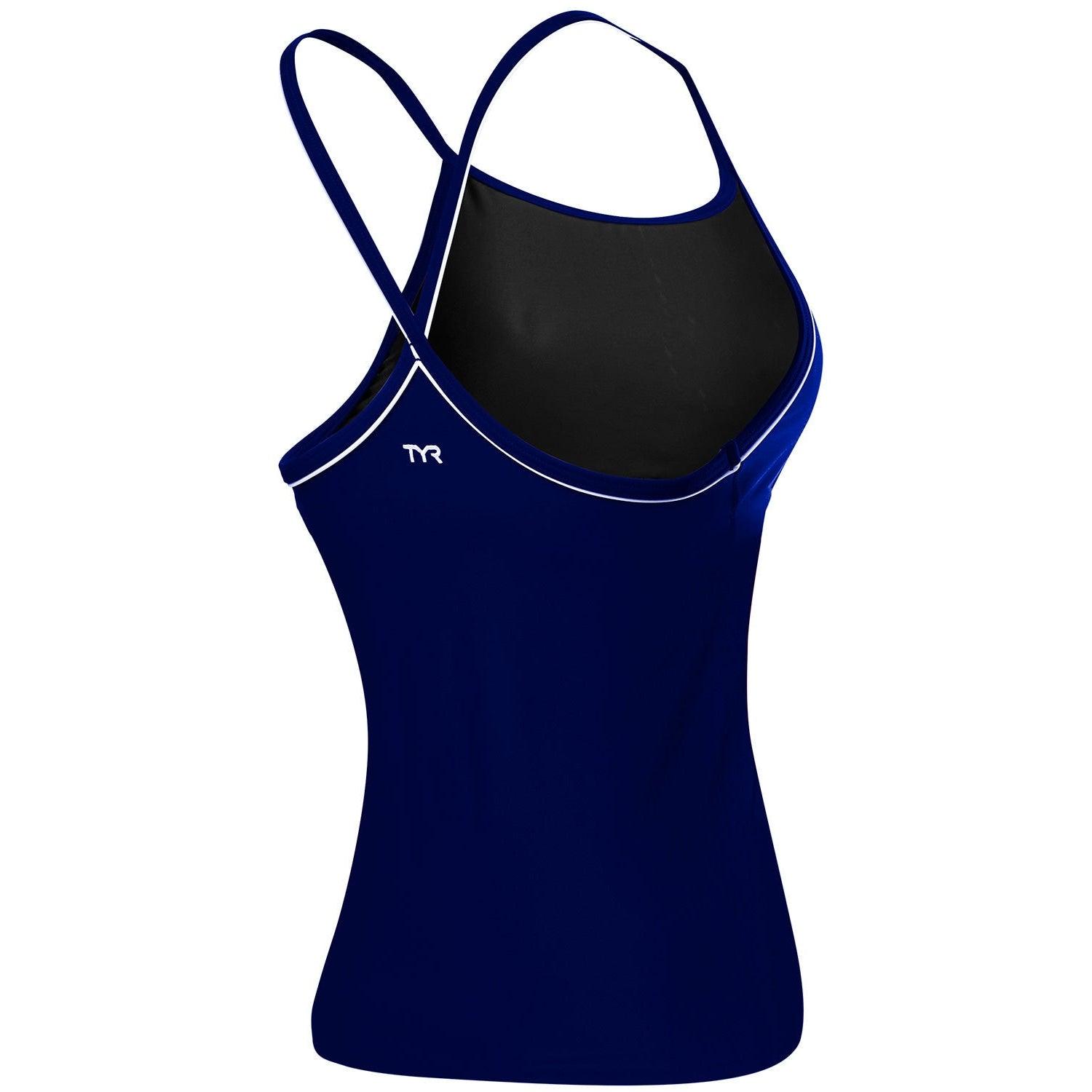 TYR Women's Lifeguard Tankini Swimsuit - High Performance Swimwear for Female Lifeguards in Parker, Colorado - Perfect for Pool Duty, Beach Patrol & Water Safety Training