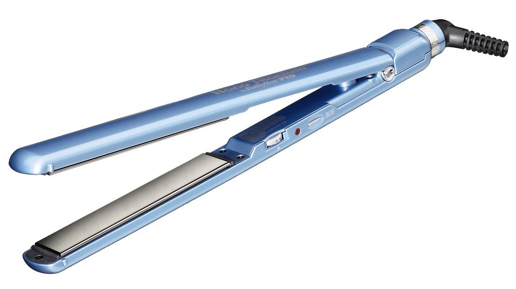 BabylissPRO Nano Titanium Ultra-Thin Hair Straightener - Professional Flat Iron for All Hair Types | Salon-Quality Styling at Home for Smooth, Shiny & Frizz-Free Hair