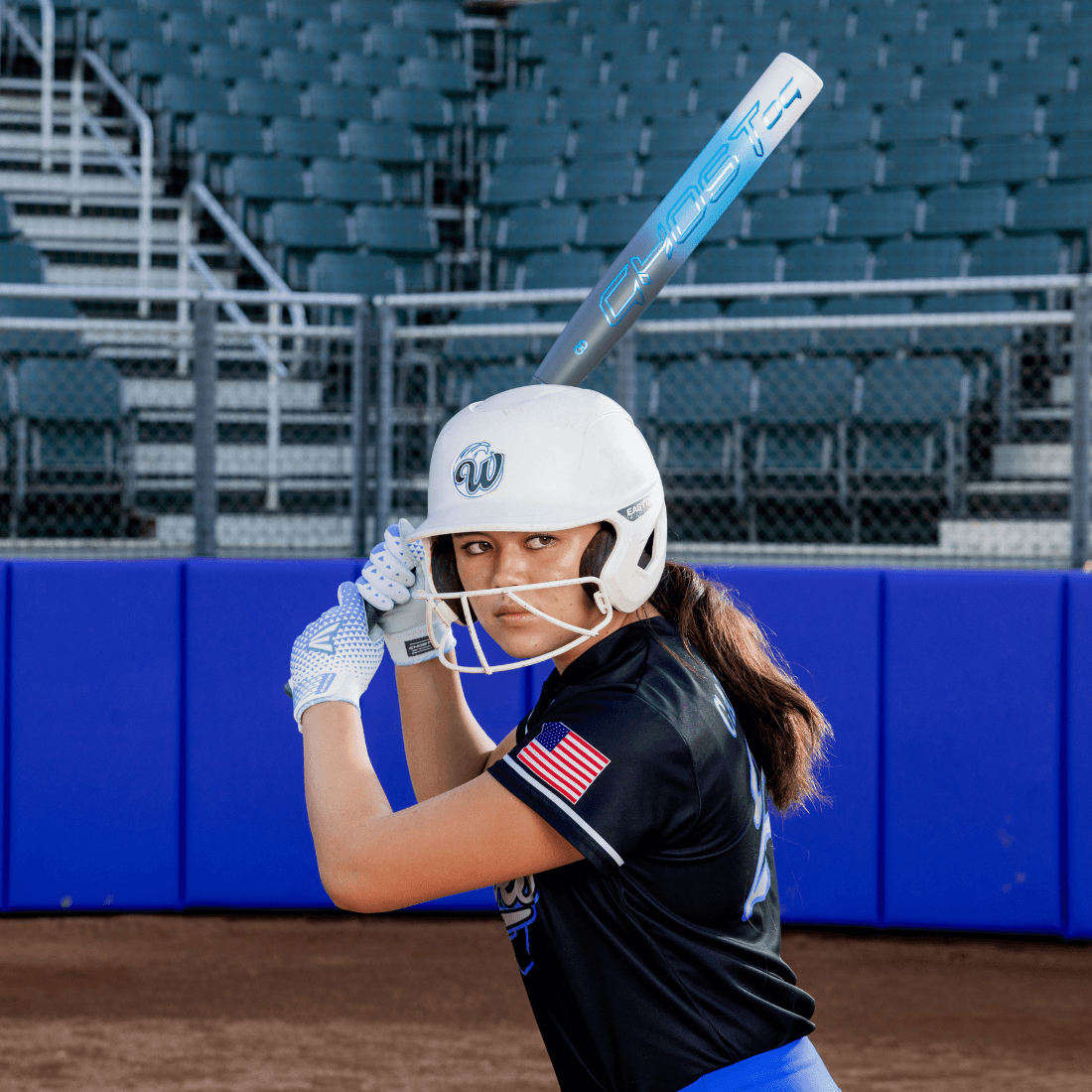 Easton Ghost Double Barrel OG Fastpitch Softball Bat -8, -9, -10, -11 | USA Drop Weight Youth & Adult Softball Bat for Fastpitch Games, Tournaments & Training | Lightweight High Performance Aluminum Alloy Bat