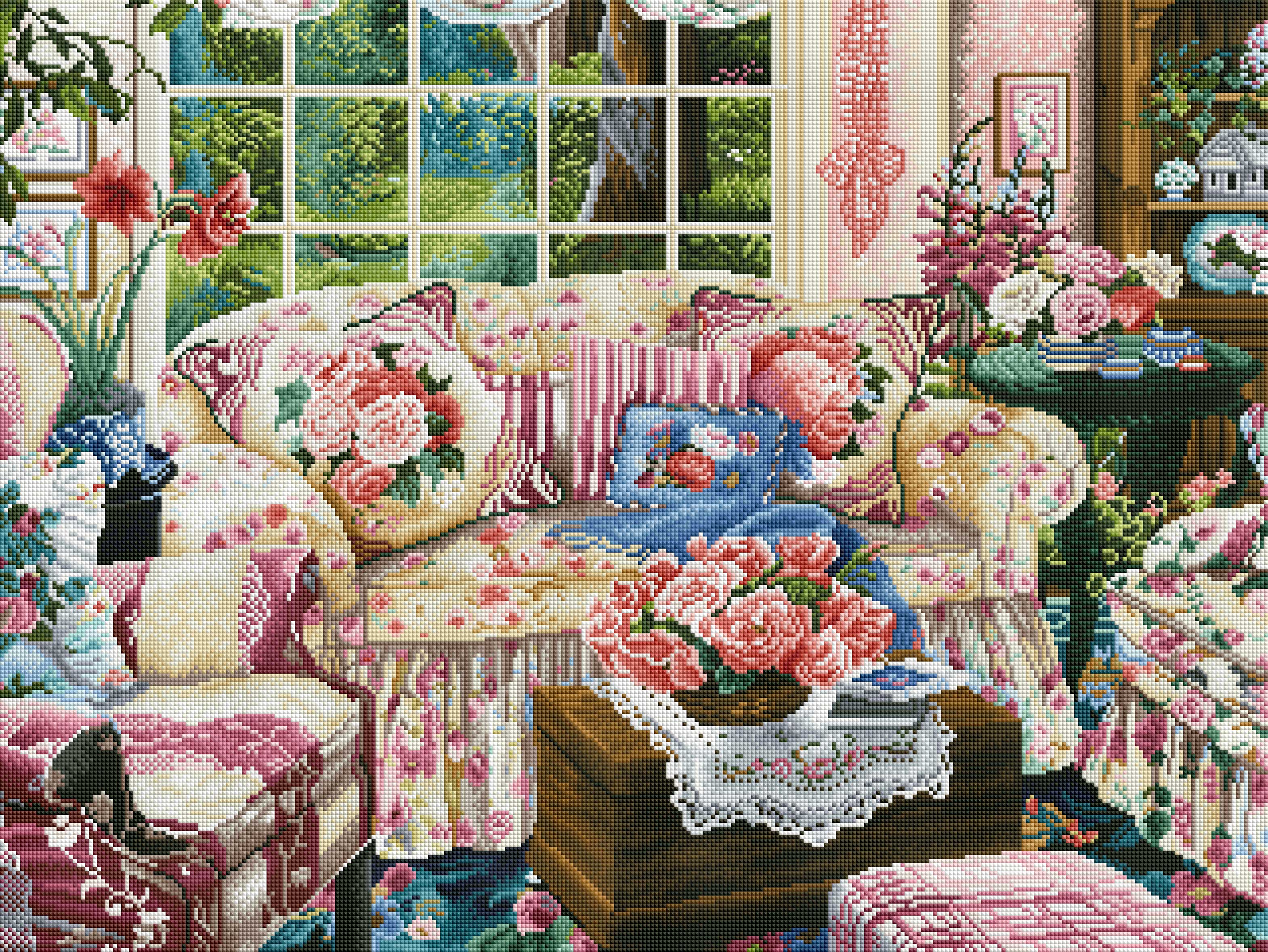 The Rose Room - Elegant Home Decor for Living Room & Bedroom | Perfect for Romantic Ambiance & Gift Giving