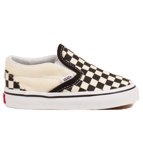 Vans Classic Slip-On Toddler Shoes - Black & White Checkerboard - Comfortable Kids Sneakers for Boys & Girls - Perfect for School, Playground & Everyday Wear