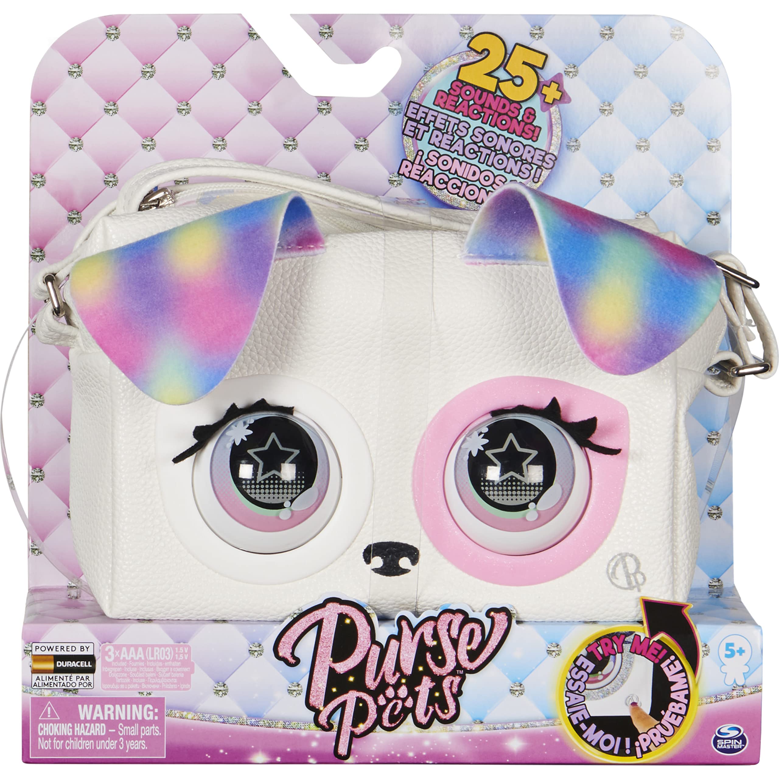 Purse Pets 778988378168 Handbag (Spin Master 6063495) - Multicolor Fashion Accessory for Girls, Perfect for School, Parties & Everyday Use