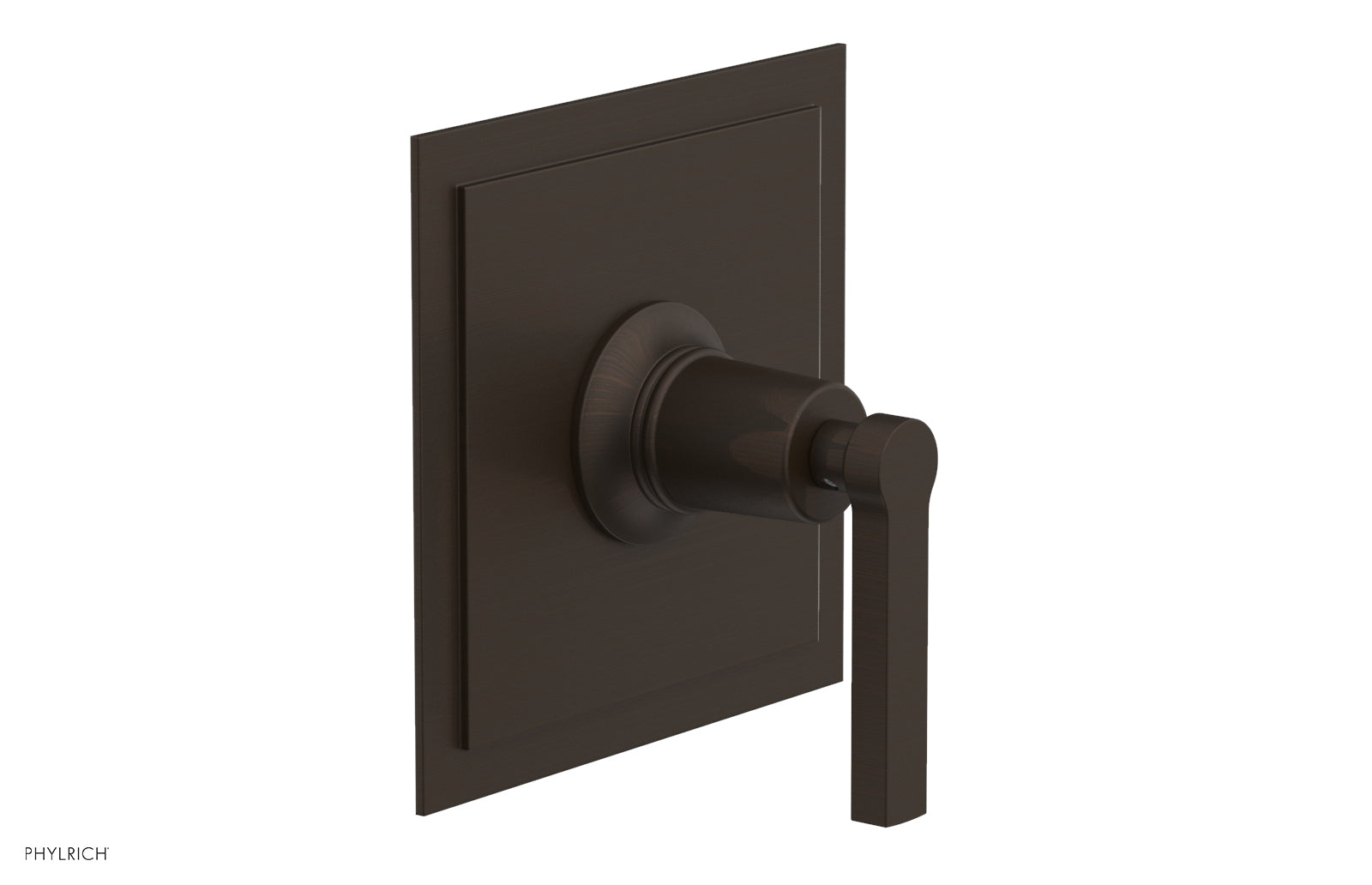 HEX MODERN Pressure Balance Shower Plate & Lever Handle Trim 4 104 - Sleek Bathroom Faucet for Modern Showers, Perfect for Home Renovation & Spa-Like Experience