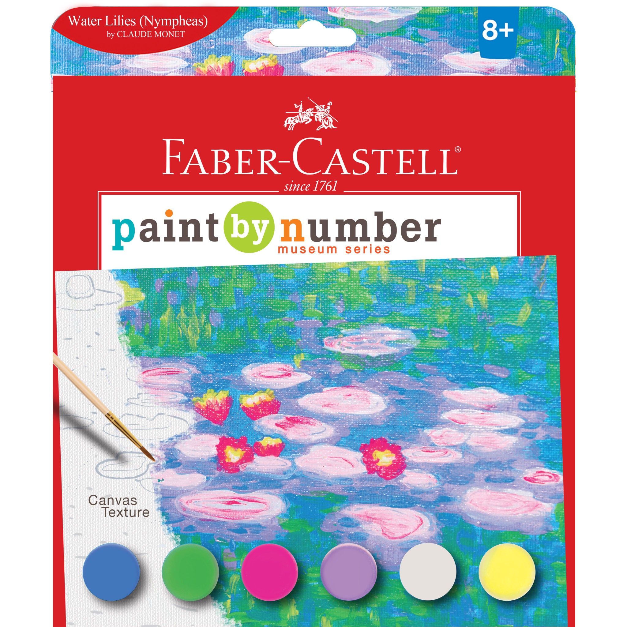 Claude Monet Water Lilies Paint by Numbers Kit - DIY Oil Painting for Adults & Beginners - Home Decor & Relaxation Art Therapy