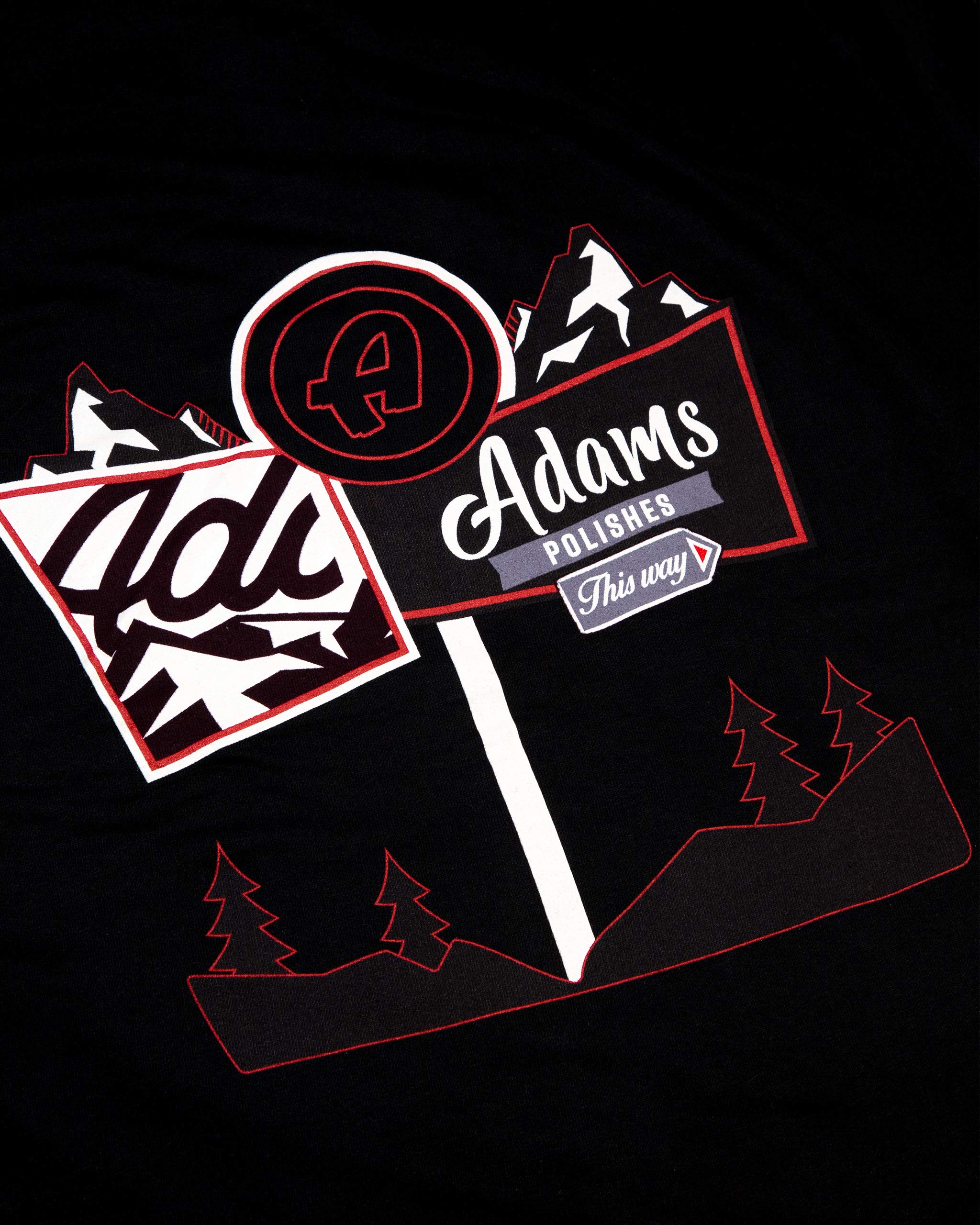 Adam's Holiday Sign Black Hoodie - Cozy & Stylish Pullover for Christmas & Winter - Perfect for Gifts, Parties & Casual Outfits