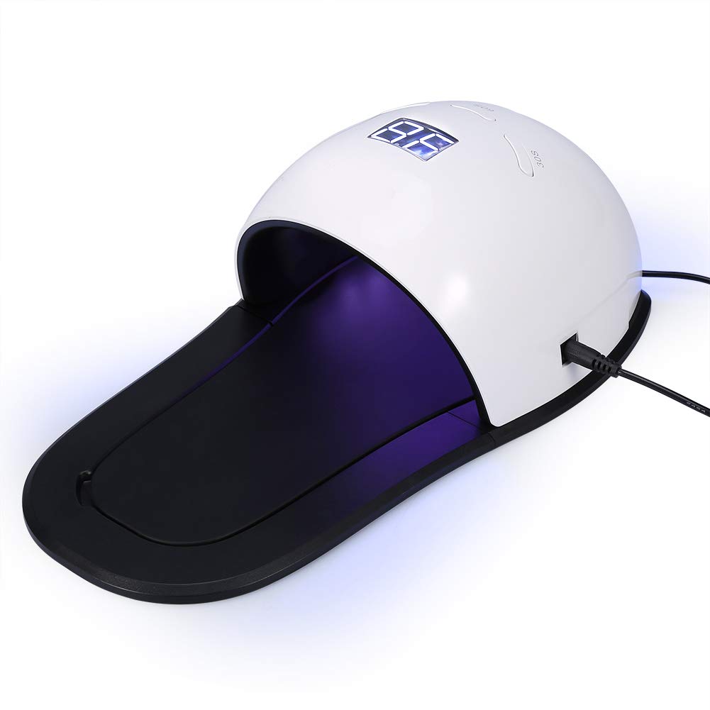 48W LED Nail Lamp for Two Hands - Professional Gel Nail Light with 30 LED Beads, Fast Curing Nail Dryer for Gel Polish - Smart Sensor Technology - Perfect for Salon & Home Manicure & Pedicure