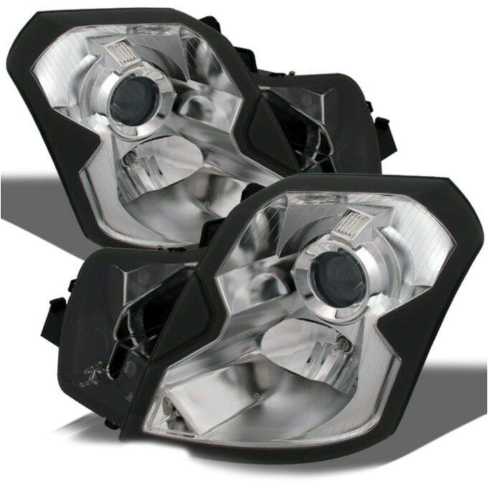 YOYODEER Halogen Chrome Clear Headlights Headlamps Pair Set for GM Models 15826015 15826014 GM2502242 GM2503242 - Upgrade Your Vehicle Lighting for Night Driving & Enhanced Visibility