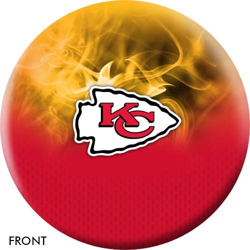 Official NFL Kansas City Chiefs Themed Bowling Ball - Perfect for Game Day Parties, Sports Enthusiasts & Collectors