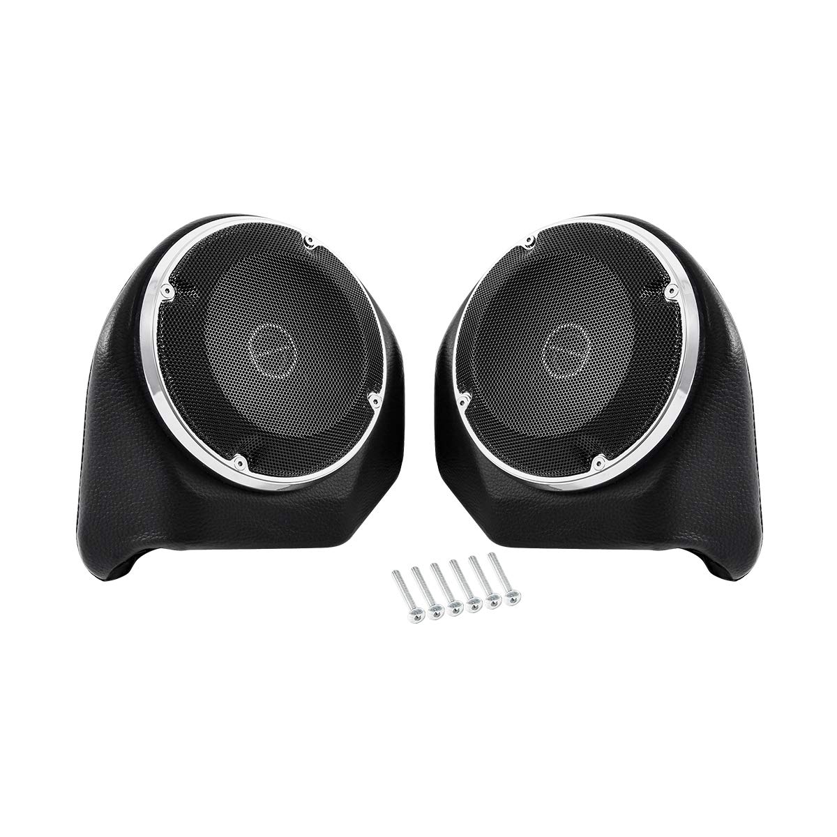 King Tour Pack Rear Speaker Kit for Harley Davidson Touring FLHT FLHX FLHXS FLTRX FLTRXS 2014 & Newer - Premium Audio Upgrade for Road Trips & Cruising