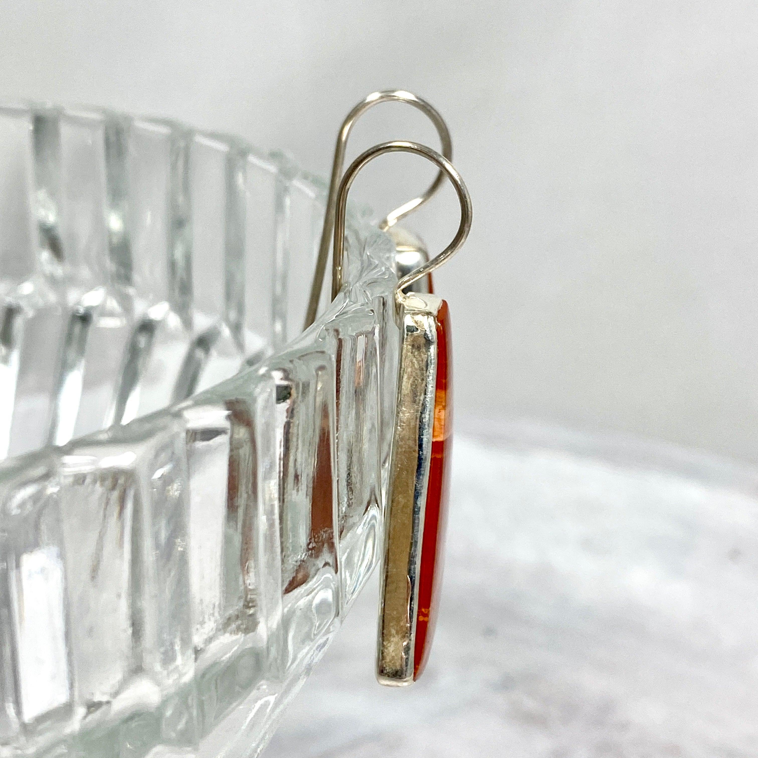 Natural Red Jasper Fixed Hook Earrings KEGJ1247 - Elegant Boho Jewelry for Women, Perfect for Everyday Wear & Special Occasions