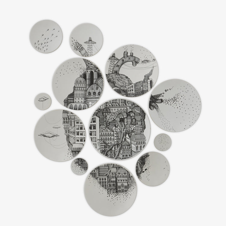 Au Coeur De La Ville Wall Art - Elegant French-Inspired Home Decor for Living Room, Bedroom & Office | Perfect for Modern Interior Design & Gift Giving