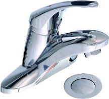 Single Handle Bathroom Sink Faucet - Modern Waterfall Spout Design for Vanity & Powder Room - Perfect for Home, Hotel, and Commercial Use