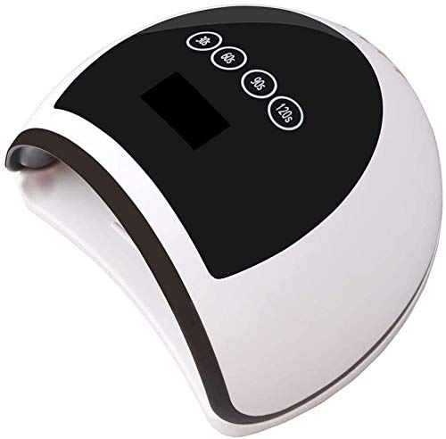96W UV LED Nail Lamp with Auto Sensor & LCD Touch Screen - 4 Timer Settings Professional Gel Polish Dryer for Salon & Home Use - Perfect for Manicures, Pedicures & DIY Nail Art