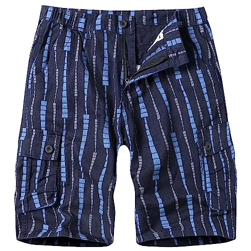 Striped Dark Blue