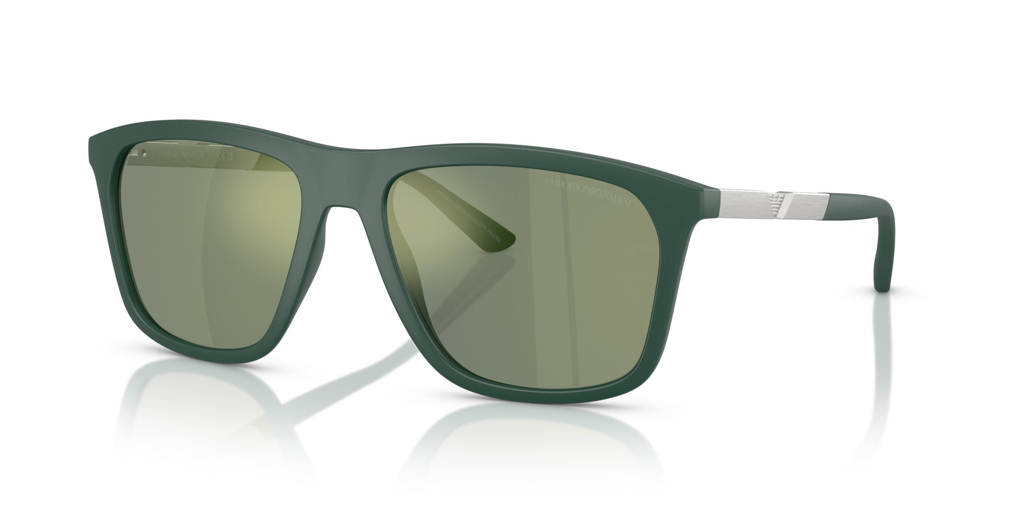 Matte Dark Green/Green Green Mirror