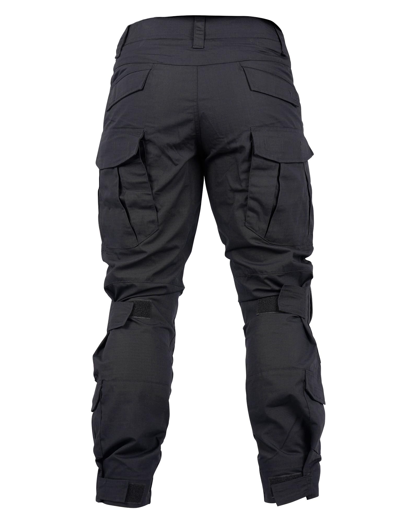 Tactical Combat Pants for Men - Waterproof Camo with Knee Pads for Airsoft & Outdoor