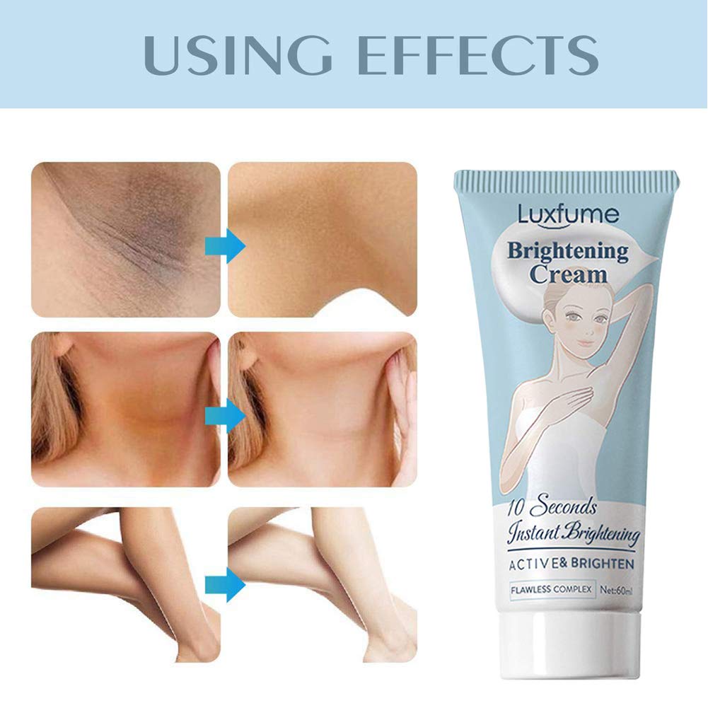 TEEROVA Skin Brightening & Whitening Cream - 60ml Dark Spot Corrector for Armpits, Bikini Area, Neck, Knees & Elbows | Intimate Area Lightening Moisturizer | Perfect for Daily Use & Special Occasions