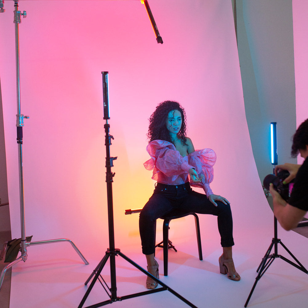 Godox TL60 2-Light RGB LED Tube Light Kit 750mm - Professional Photography & Video Lighting for Studio, YouTube, TikTok, Live Streaming