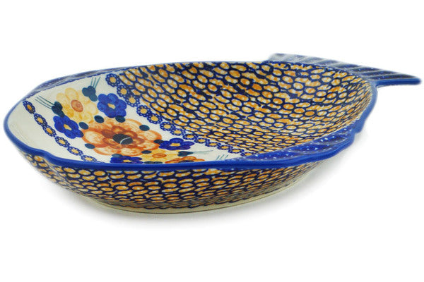 10-Inch Retro Brown Fish-Shaped Serving Platter - Elegant Appetizer Tray for Parties, Weddings & Home Decor
