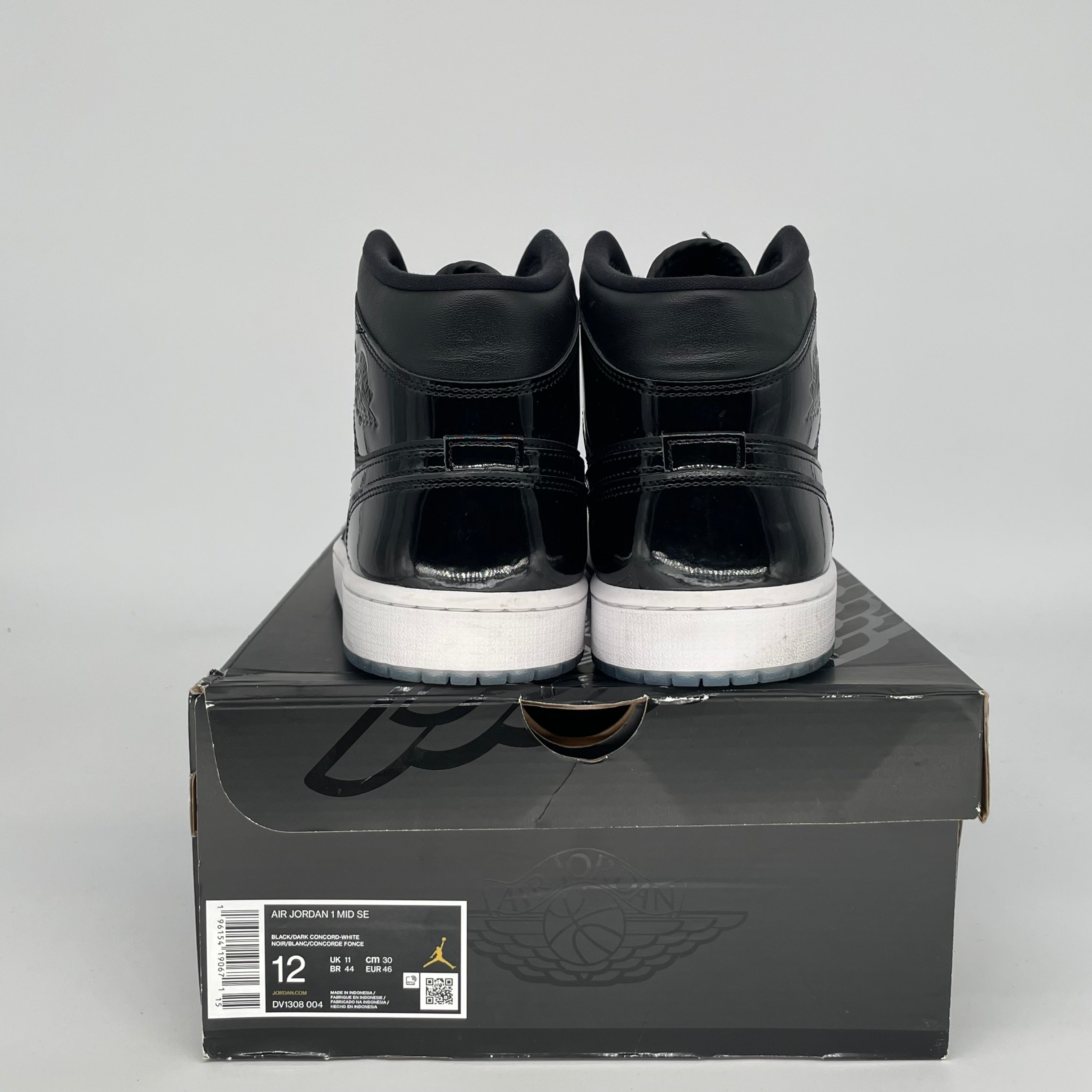 Original Air Jordan 1 Mid Space Jam Basketball Shoes - Men's Size 12 (DV1308-004) | Retro Sneakers for Streetwear, Sports & Casual Outfits