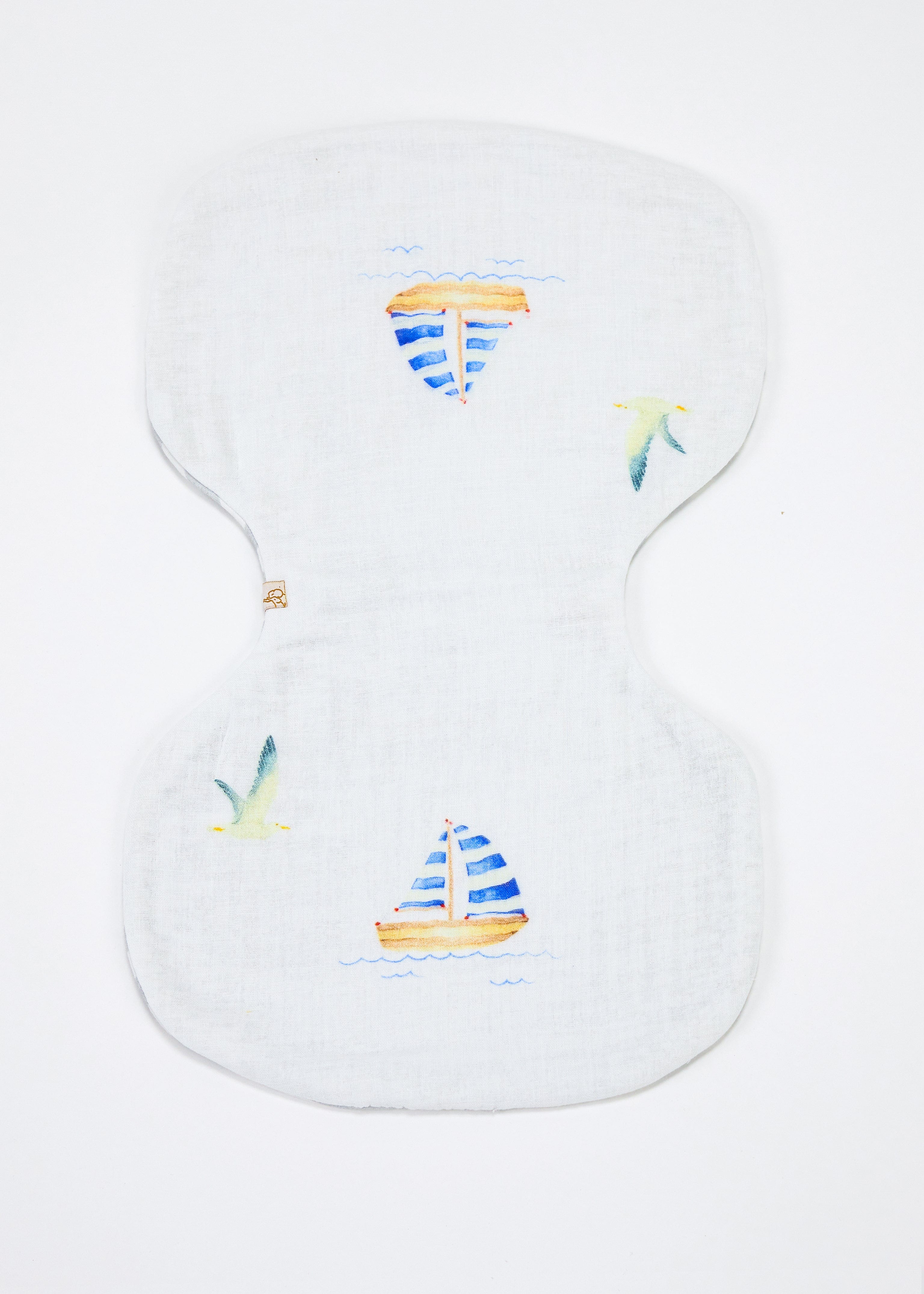 Premium Riviera Set of 3 Organic Cotton Burp Cloths - Soft Neutral Colors for Baby Spit-Up - Ideal for Newborns, Breastfeeding & On-the-Go Parents