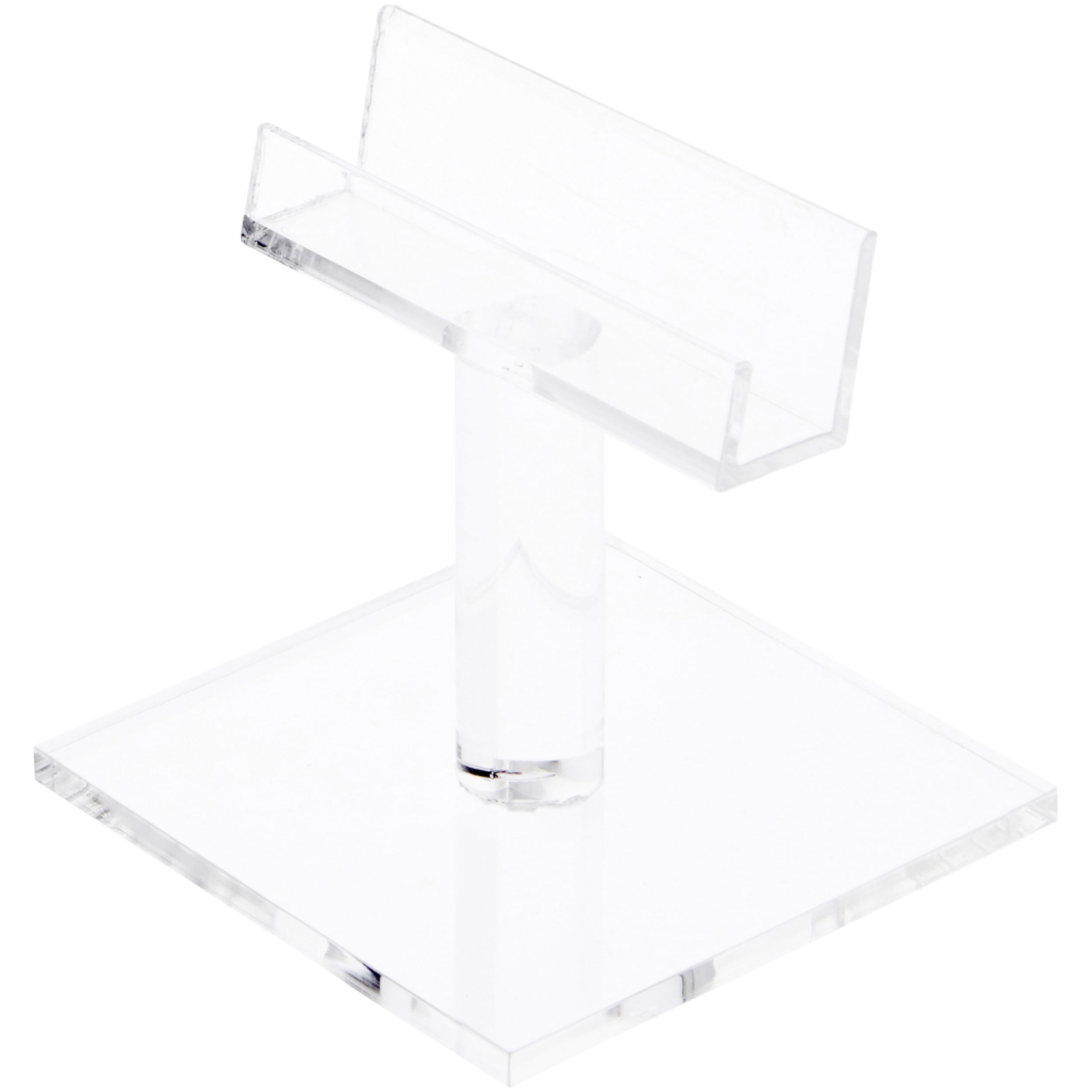 Clear Acrylic Square Display Stand for Eyeglass Frames - 2.625