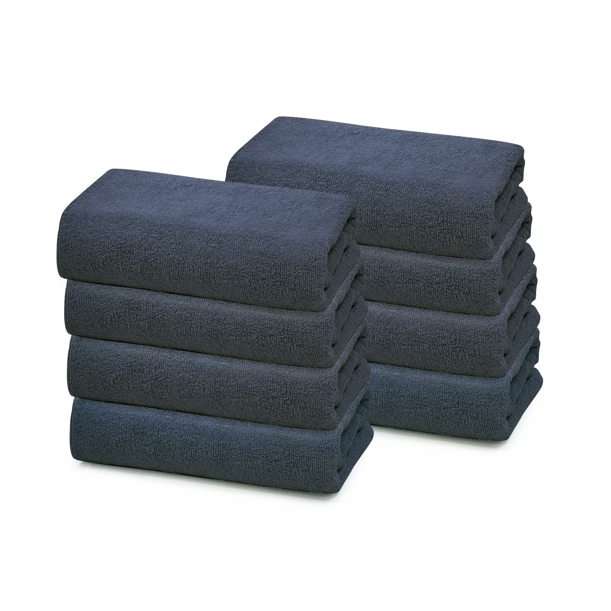Anko Australia 100% Cotton 350 GSM Madison Face Towel Set of 8 | Super Soft, Absorbent, Quick-Drying Bath Towels for Men, Women & Kids | 30x30 cm | Ocean Blue | Perfect for Travel, Gym, Spa, Beach & Home Use