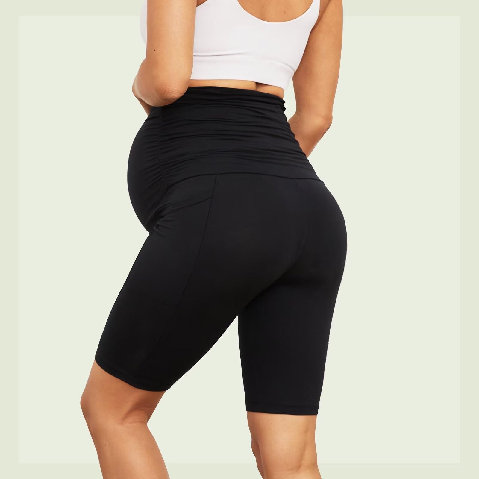Women's Maternity Biker Shorts - 8