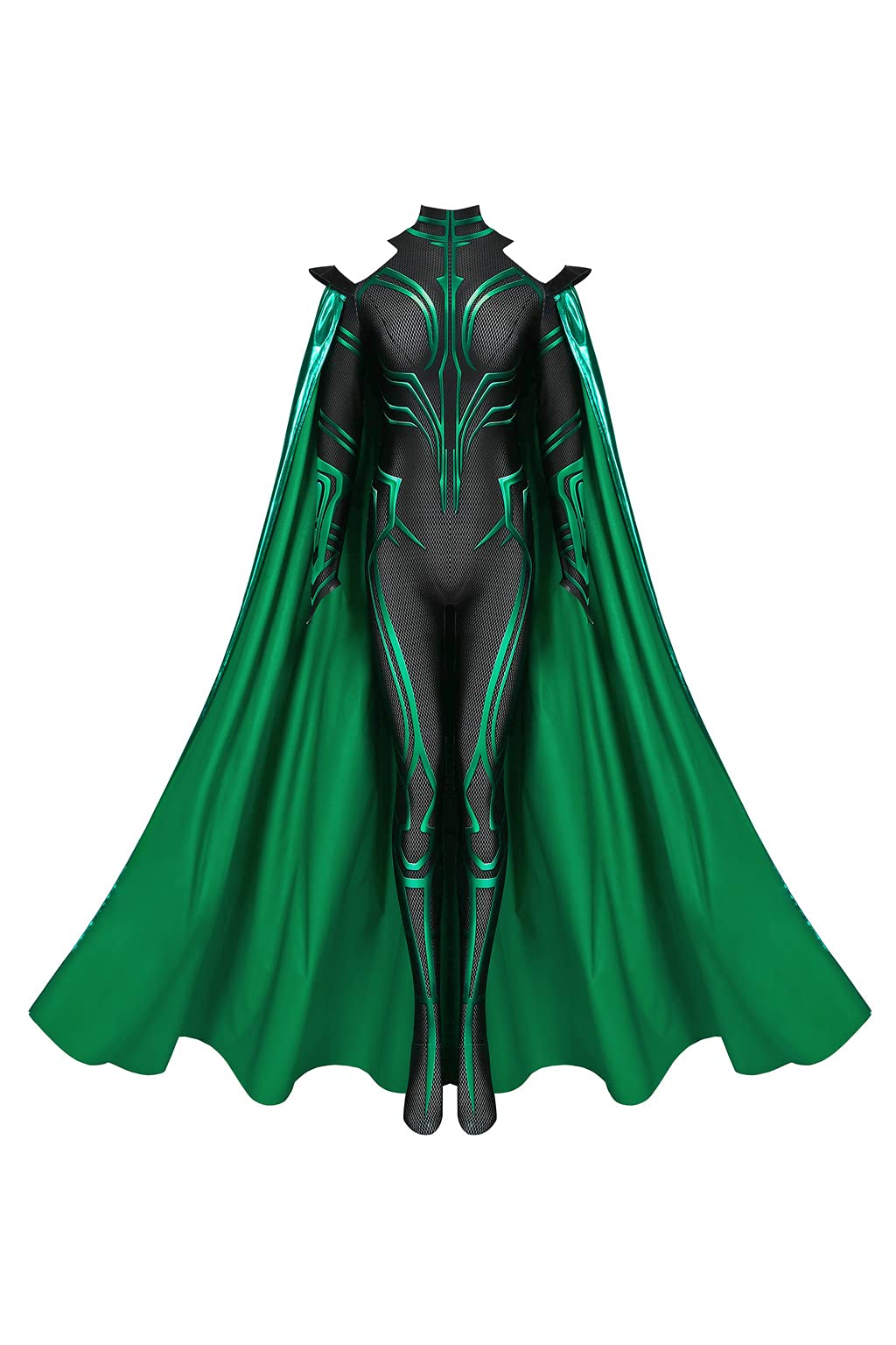 Women's Super Villain Goddess Costume - Halloween Cosplay Jumpsuit Bodysuit XXL | Sexy Superhero Outfit for Cosplay, Halloween Parties & Comic Conventions