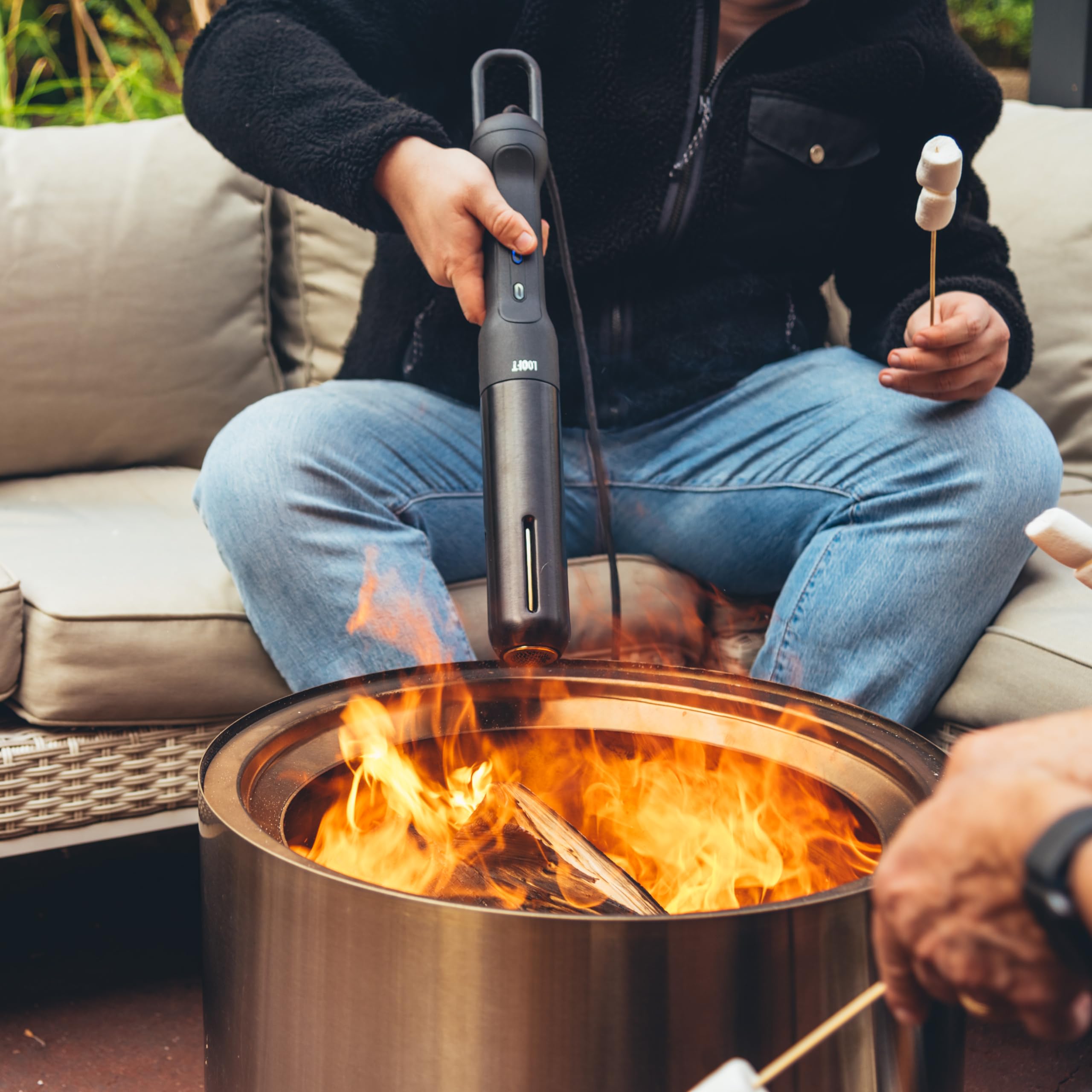 Looft Lighter II Electric Fire Starter for BBQ, Charcoal & Wood - Perfect for Outdoor Grilling, Camping & Fireplace Use
