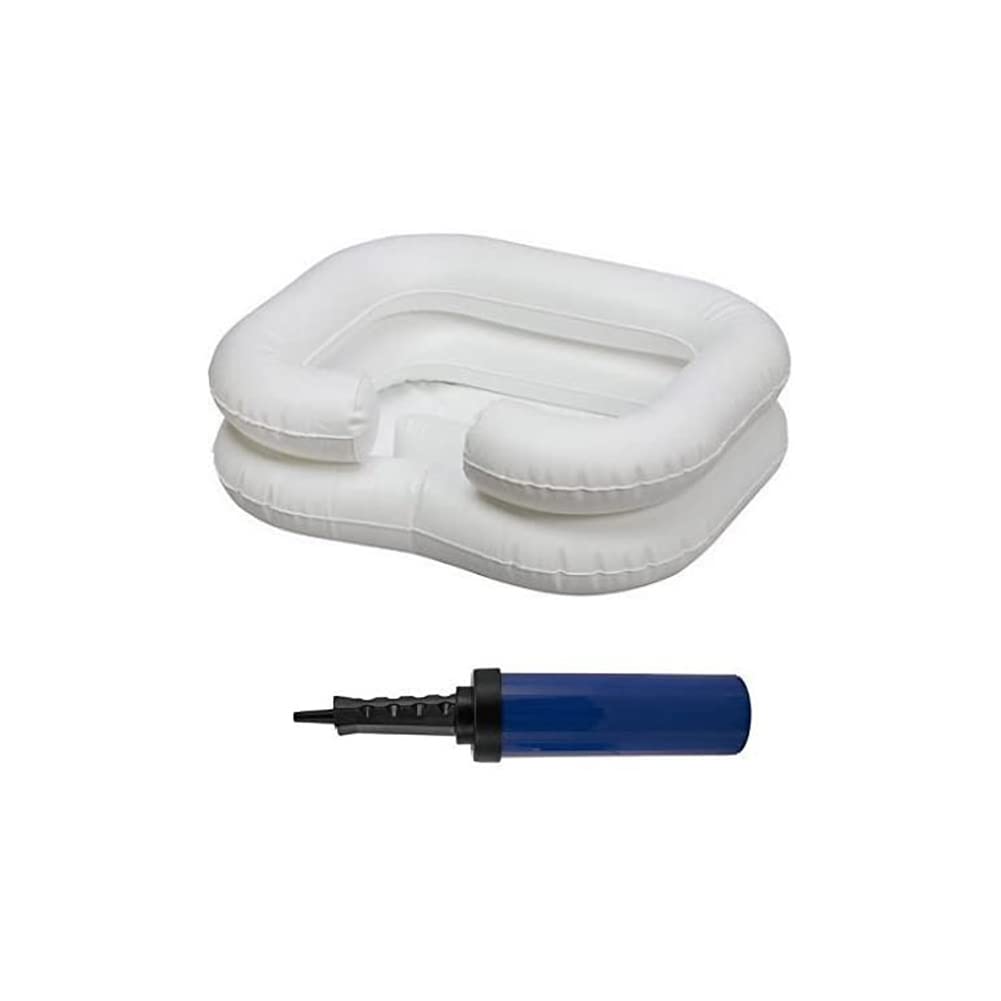 **DZWJ Inflatable Hair Washing Basin - Portable Bedside Shampoo & Conditioner Basin for Easy Hair Washing in Bed | Perfect for Elderly, Post-Surgery & Home Care**