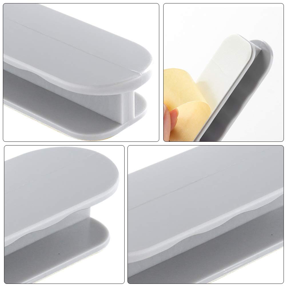 LIFKOME 4-Pack Self-Adhesive Cabinet Handles - Universal Door & Window Pulls for Refrigerator, Drawer, Furniture - Easy Install No Drill Needed (Perfect for Kitchen, Bathroom, Office Organization)
