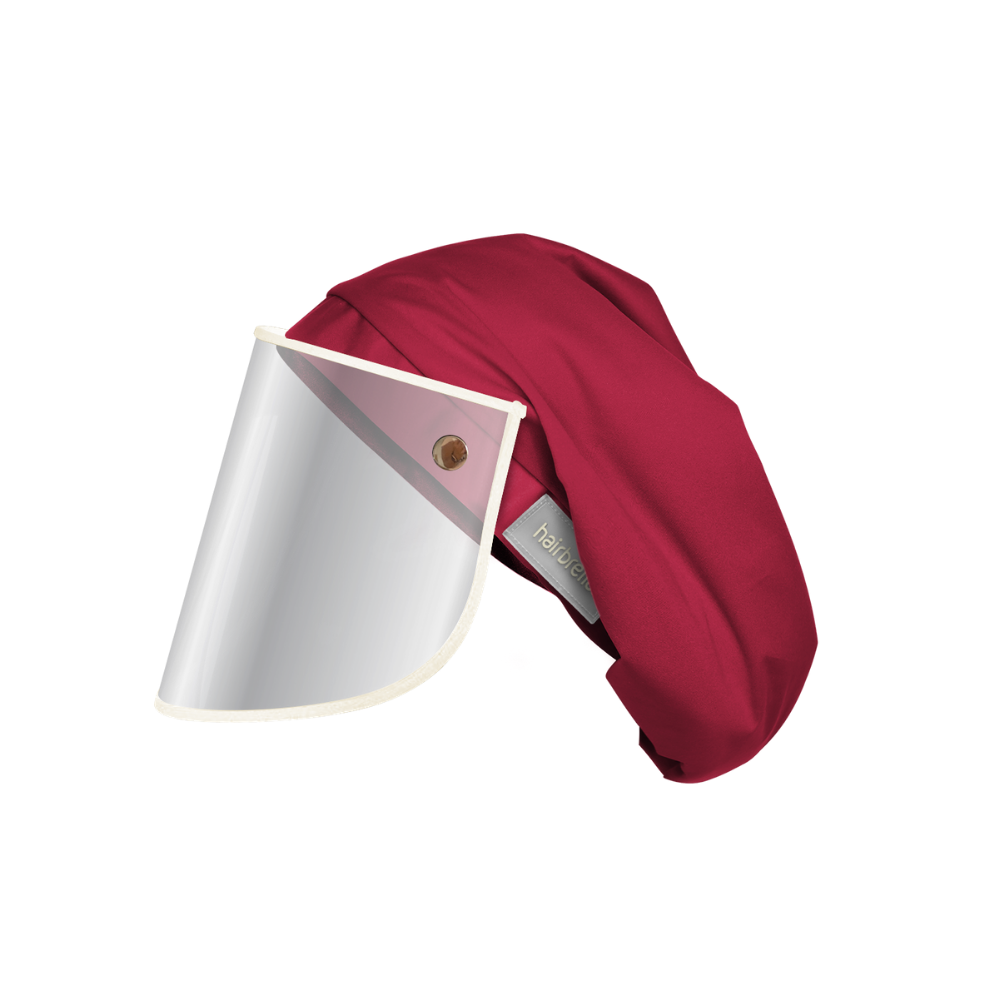 Hairbrella Pro XL Scrub Cap with Face Shield - Waterproof Surgical Hat for Nurses, Doctors & Healthcare Workers - Perfect for Hospitals, Clinics & Medical Procedures