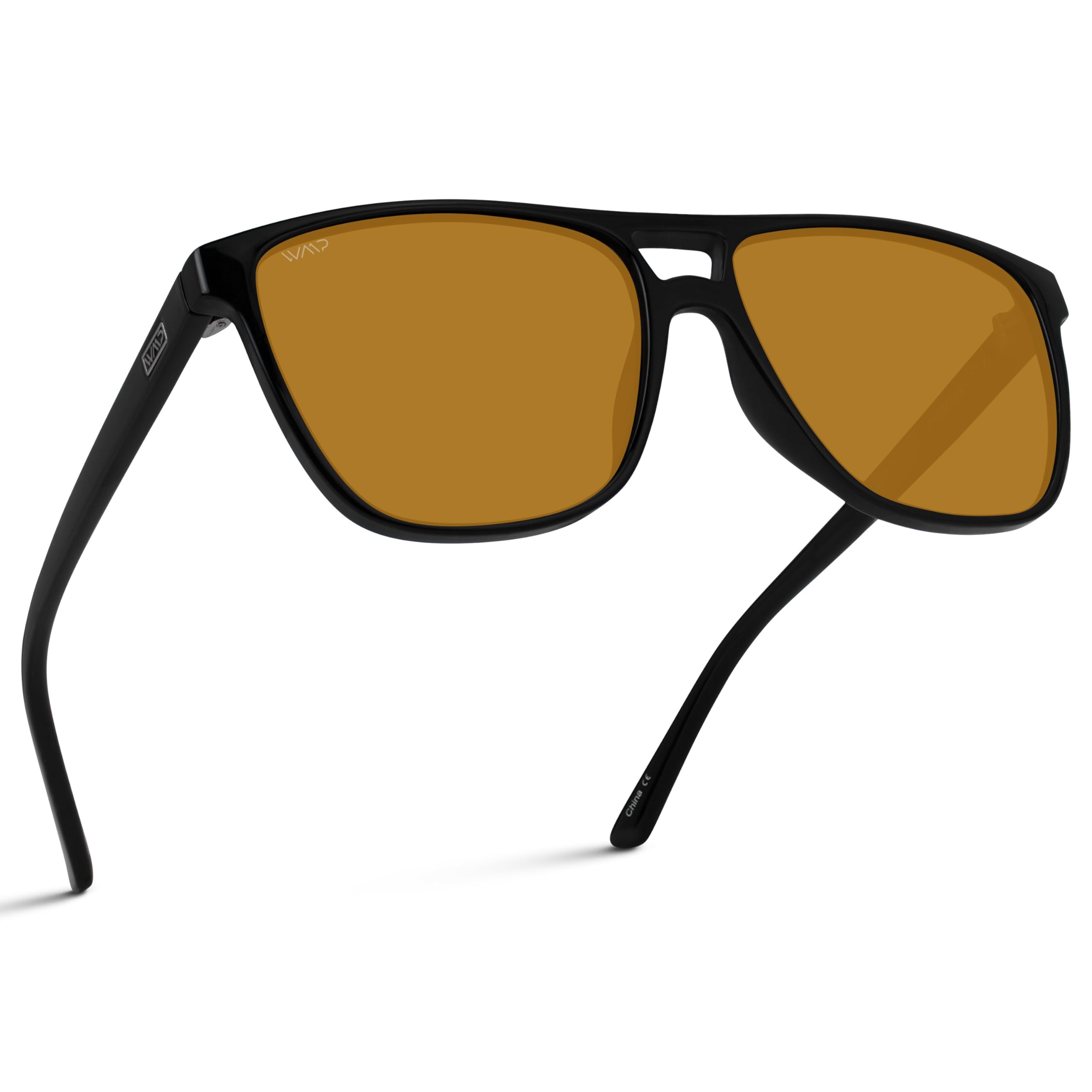 WearMe Pro Polarized Aviator Sunglasses for Men & Women – UV Protection, Double Bridge Design, Large Frame – Perfect for Driving, Outdoor Sports & Fashion