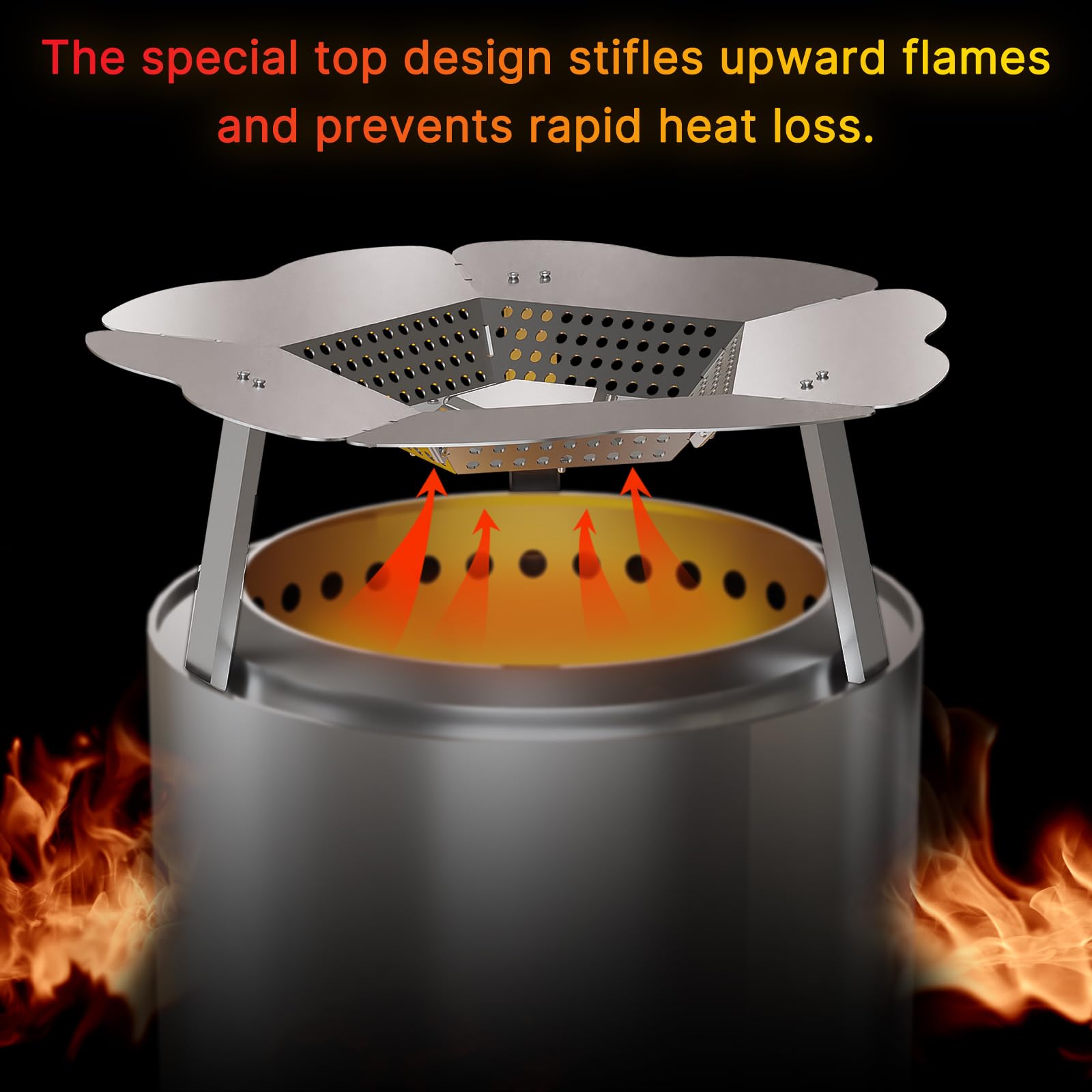 Solo Stove Bonfire Heat Deflector - 19.5