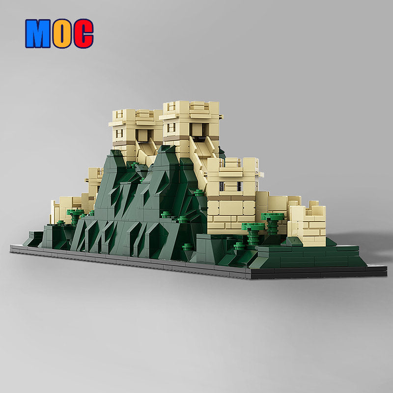 LEGO-Compatible MOC 29645 The Great Wall of China Building Set - 3000+ Pieces Extended Version for Adults & Collectors - Perfect for Home Decor, Gift & Display